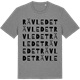 Mid Heather Gray t-shirt med Rävledet ordlek t-shirt