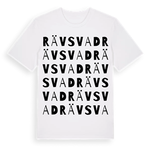 Rävsvad ordlek t-shirt – ekologisk bomull t-shirt från Pinshirt