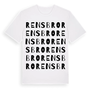Rensbro ordlek t-shirt – ekologisk bomull t-shirt från Pinshirt