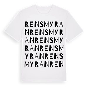 Rensmyran ordlek t-shirt – ekologisk bomull t-shirt från Pinshirt