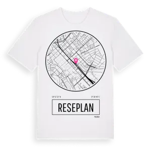 Reseplan t-shirt – ekologisk bomull t-shirt från Pinshirt