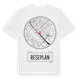 White t-shirt med Reseplan t-shirt