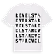 White t-shirt med Revelsta ordlek t-shirt
