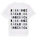 Ribbingebäck ordlek t-shirt