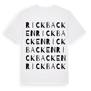 Rickbacken ordlek t-shirt – ekologisk bomull t-shirt från Pinshirt