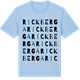 Blue Soul t-shirt med Rickberga ordlek t-shirt