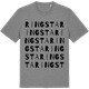 Mid Heather Gray t-shirt med Ringsta ordlek t-shirt