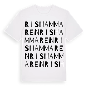 Rishammaren ordlek t-shirt – ekologisk bomull t-shirt från Pinshirt
