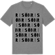 Mid Heather Gray t-shirt med Risön ordlek t-shirt