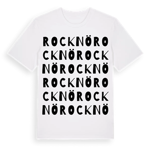 Rocknö ordlek t-shirt – ekologisk bomull t-shirt från Pinshirt