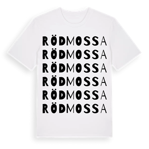 Rödmossa ordlek t-shirt – ekologisk bomull t-shirt från Pinshirt