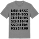 Mid Heather Gray t-shirt med Rödmossen ordlek t-shirt