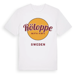 Röloppe cirkel t-shirt – ekologisk bomull t-shirt från Pinshirt