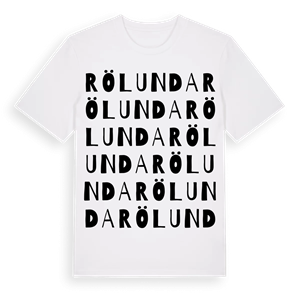Rölunda ordlek t-shirt – ekologisk bomull t-shirt från Pinshirt