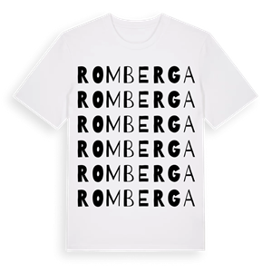 Romberga ordlek t-shirt – ekologisk bomull t-shirt från Pinshirt
