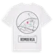 White t-shirt med Romberga t-shirt
