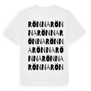 Rönna ordlek t-shirt – ekologisk bomull t-shirt från Pinshirt