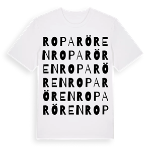 Roparören ordlek t-shirt – ekologisk bomull t-shirt från Pinshirt
