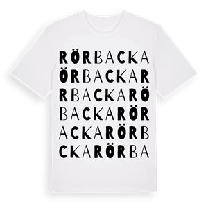 Rörbacka ordlek t-shirt – ekologisk bomull t-shirt från Pinshirt