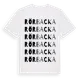 White t-shirt med Rörbacka ordlek t-shirt