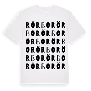 Rörbo ordlek t-shirt – ekologisk bomull t-shirt från Pinshirt