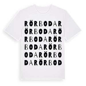 Rörboda ordlek t-shirt – ekologisk bomull t-shirt från Pinshirt