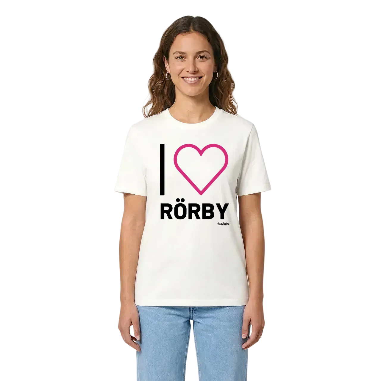 Jag älskar Rörby t-shirt stort tryck i miljö