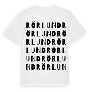 Rörlund ordlek t-shirt – ekologisk bomull t-shirt från Pinshirt