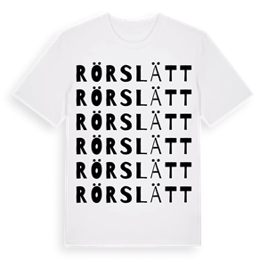 Rörslätt ordlek t-shirt – ekologisk bomull t-shirt från Pinshirt