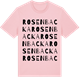 Pink Cotton t-shirt med Rosenbacka ordlek t-shirt
