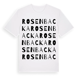 Rosenbacka ordlek t-shirt – ekologisk bomull t-shirt från Pinshirt