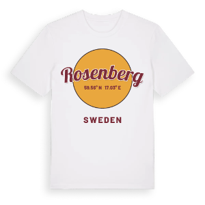 Rosenberg cirkel t-shirt – ekologisk bomull t-shirt från Pinshirt