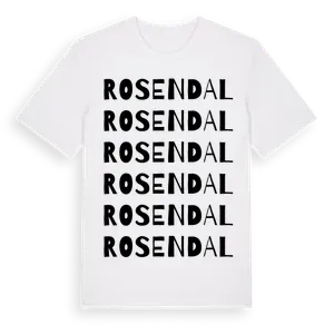 Rosendal ordlek t-shirt – ekologisk bomull t-shirt från Pinshirt
