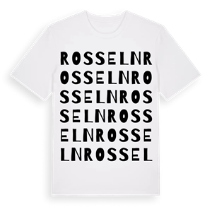 Rosseln ordlek t-shirt – ekologisk bomull t-shirt från Pinshirt