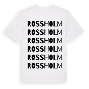 Rossholm ordlek t-shirt – ekologisk bomull t-shirt från Pinshirt