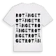 Rotänget ordlek t-shirt