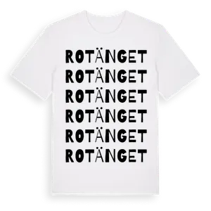 Rotänget ordlek t-shirt – ekologisk bomull t-shirt från Pinshirt