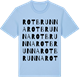 Blue Soul t-shirt med Rotbrunna ordlek t-shirt