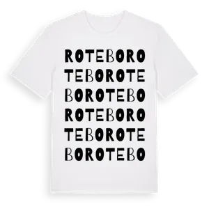 Rotebo ordlek t-shirt – ekologisk bomull t-shirt från Pinshirt
