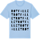 Blue Soul t-shirt med Rotfallet ordlek t-shirt