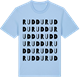 Blue Soul t-shirt med Ruddu ordlek t-shirt