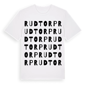 Rudtorp ordlek t-shirt – ekologisk bomull t-shirt från Pinshirt