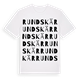 Rundskär ordlek t-shirt