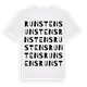 White t-shirt med Runstens ordlek t-shirt