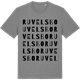 Mid Heather Gray t-shirt med Ruvelsbo ordlek t-shirt