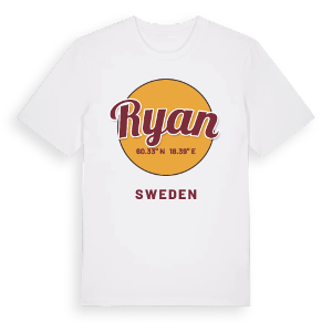 Ryan cirkel t-shirt – ekologisk bomull t-shirt från Pinshirt