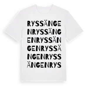 Ryssängen ordlek t-shirt – ekologisk bomull t-shirt från Pinshirt