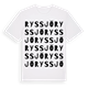 Ryssjö ordlek t-shirt