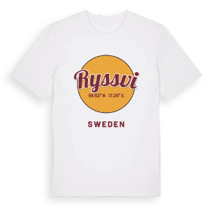 Ryssvi cirkel t-shirt – ekologisk bomull t-shirt från Pinshirt