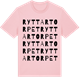 Pink Cotton t-shirt med Ryttartorpet ordlek t-shirt